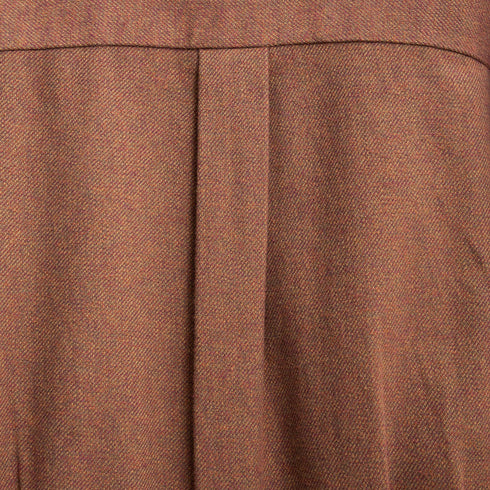 Merely Made Merely Premium Cropped Shirt Melange Brown 23FMLPR208SH Degli Uberti